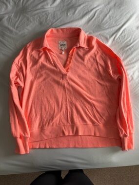 NWOT Aerie Coral Pullover